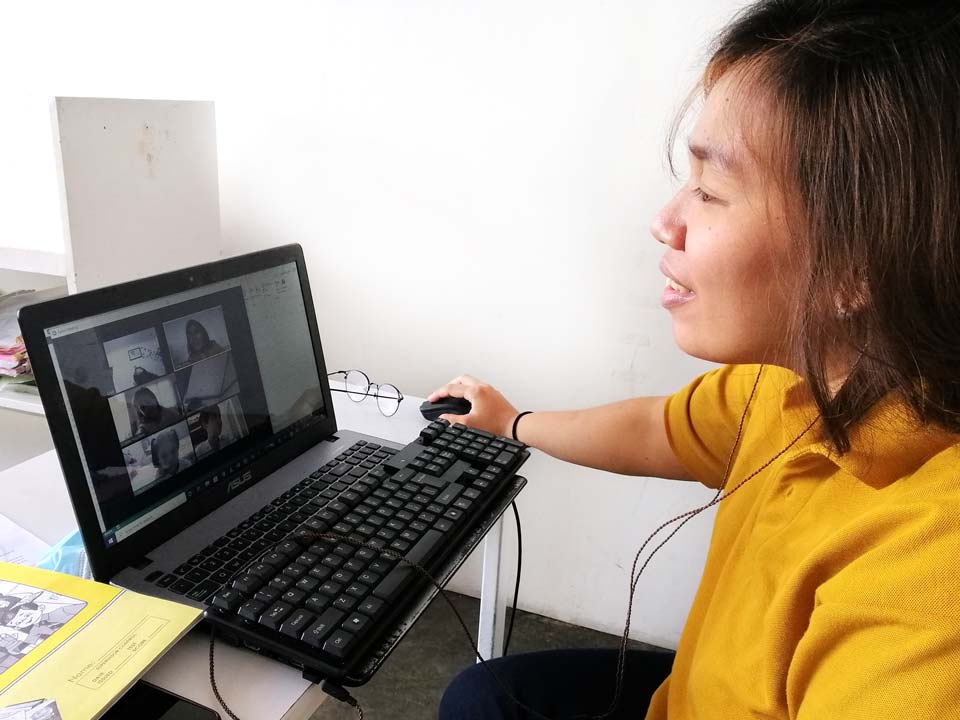 Distance Learning in Catholic School of Bauan